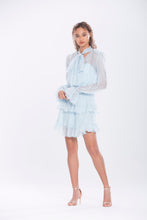 Load image into Gallery viewer, Damaris Silk Chiffon Mini Dress
