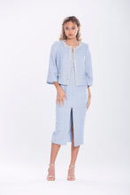 Load image into Gallery viewer, Camille Italian Tweed Hand Embroidered Jacket