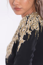 Load image into Gallery viewer, Monique Hand Embroidered Column Dress