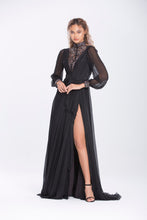 Load image into Gallery viewer, Eva Silk Chiffon Evening Gown