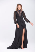Load image into Gallery viewer, Eva Silk Chiffon Evening Gown