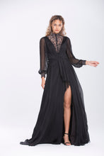 Load image into Gallery viewer, Eva Silk Chiffon Evening Gown