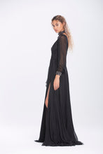 Load image into Gallery viewer, Eva Silk Chiffon Evening Gown