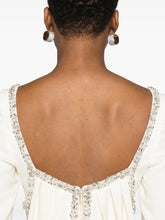 Load image into Gallery viewer, Crystal-Embellished Cape Gown
