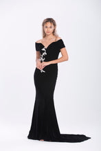 Load image into Gallery viewer, Kylie Off Shoulder Evening Gown
