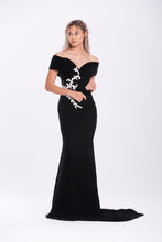 Load image into Gallery viewer, Kylie Off Shoulder Evening Gown
