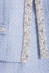 Camille Italian Tweed Hand Embroidered Jacket