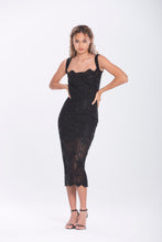 Load image into Gallery viewer, Carressa Hand Embroidered French Lace Dress
