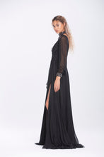 Load image into Gallery viewer, Eva Silk Chiffon Evening Gown
