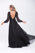 Load image into Gallery viewer, Eva Silk Chiffon Evening Gown
